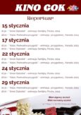Kino GOK przedstawia styczniowy repertuar