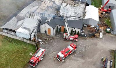 Zagrożenie dla życia i zdrowia. Prokuratura wyjaśnia, jak doszło do pożaru hal