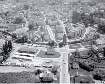 Oleśnica XX wieku na zdjęciach lotniczych [GALERIA]