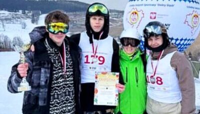Licealiści z jedynki wicemistrzami w snowbordzie