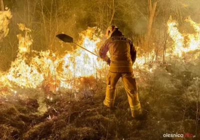 Groźny pożar w Grabownie Wielkim. Kolejny raz paliły się trawy
