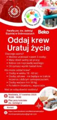 Oddaj krew! Akcja w Dobroszycach już w niedzielę
