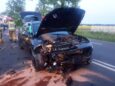 Zderzenie dwóch samochodów na drodze pod Oleśnicą