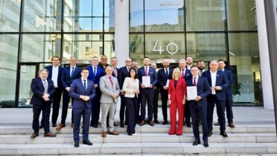 Samorządowcy z powiatu oleśnickiego z wizytą w Brukseli