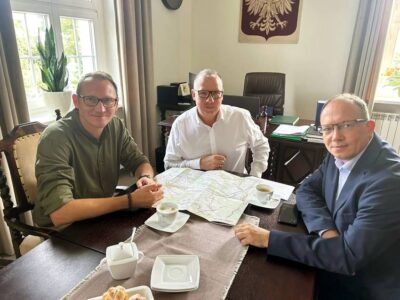 Z prezesem strefy Invest-Park rozmawiali o rozwoju przedsiębiorczości w gminach