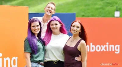 Magda Pliszek i jej dwie przyjaciółki na planie programu Unboxing TVN [ZDJECIA]