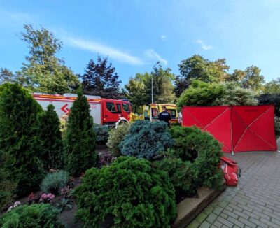 19-letni mężczyzna wyskoczył z okna wieżowca na ul. Klonowej