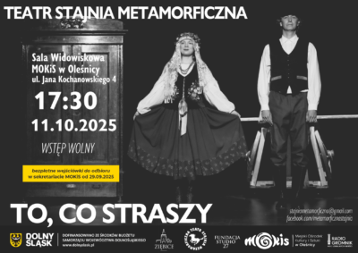 „To, co straszy” – spektakl pełen ludowych demonów już w październiku w MOKiS-ie
