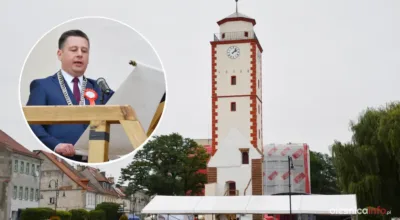 Uroczyste otwarcie wyremontowanej wieży ratuszowej w Bierutowie. Historyczny moment dla miasta [ZDJĘCIA]