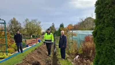 Prąd na działkach. Zakończono elektryfikację ogrodu przy ul. Daszyńskiego