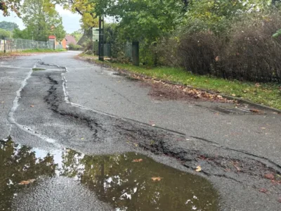 Mieszkańcy Grabowna Wielkiego domagają się remontu drogi i budowy chodnika
