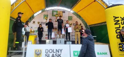 Strażak z Oleśnicy na podium w ogólnopolskim wyścigu kolarskim