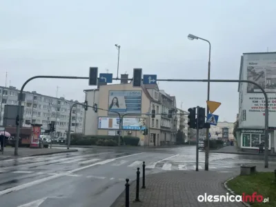 Kolejna awaria sygnalizacji świetlnej na oleśnickim skrzyżowaniu