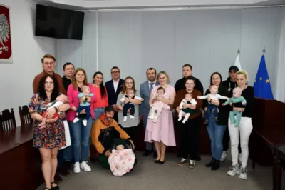 Gmina Oleśnica powitała swoich najmłodszych mieszkańców