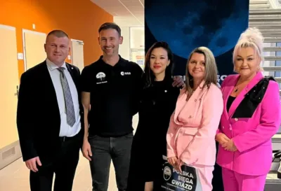 Oleśniczanie na spotkaniu z polskim kosmonautą