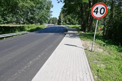 Zakończyła się przebudowa drogi na odcinku od Ligoty Małej do granicy powiatu