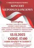 V Międzypokoleniowy Koncert Niepodległościowy na oleśnickim zamku
