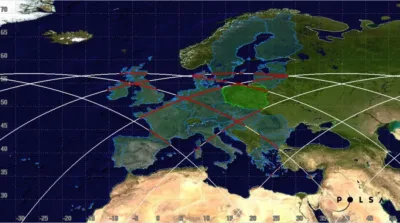 Uwaga na przelot fragmentu rakiety nad Ziemią. POLSA i RCB śledzą trajektorię