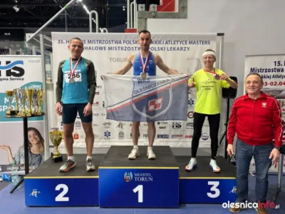 Dwa medale Łukasza Szopy na Halowych Mistrzostwach Polski Masters w Toruniu