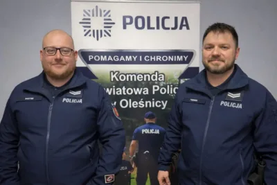 Wpadł z pełnym wózkiem prosto na patrol. Skuteczna akcja oleśnickich policjantów