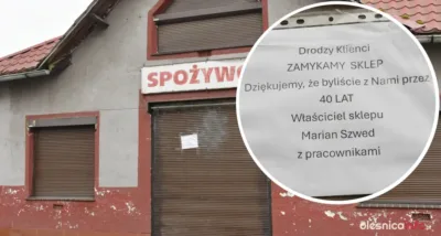 Osiedlowy sklep na ul. Leśnej zamknięty po 40 latach działalności