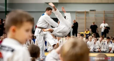 Bartosz Bida z Judo Tigers na podium Akademickich Mistrzostw Polski