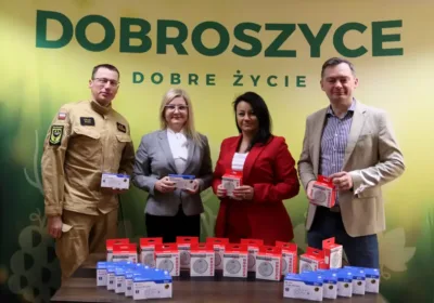 Czujki dymu i tlenku węgla trafią do potrzebujących mieszkańców gminy Dobroszyce