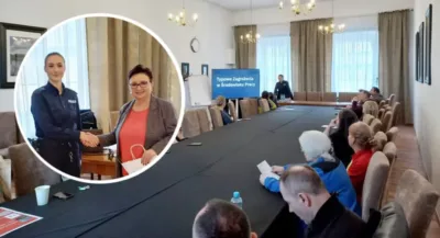 Policjanci szkolili pracowników OHP z zasad reagowania w sytuacjach zagrożenia