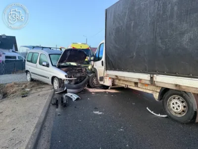 Poranny wypadek w Twardogórze. Jedna osoba poszkodowana