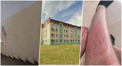Piekło przy Kleeberga 2b. „Tańczą na parapetach, rzucają telewizorami, policja jest bezradna”