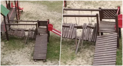 „Czekają, aż dziecko zrobi sobie krzywdę?” Niebezpieczne podwórko przy Sucharskiego 6