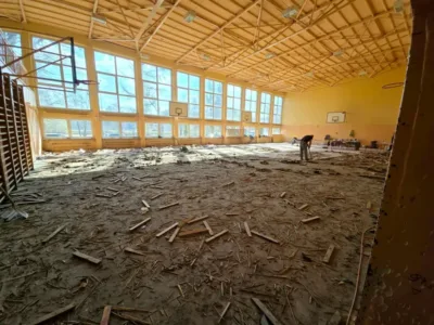 Duże zmiany w sycowskim LO. Ruszyła modernizacja sali gimnastycznej