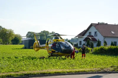 Akcja ratunkowa w Bierutowie. Lądował śmigłowiec LPR