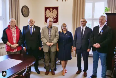 Wyróżnienie dla sycowian. Złoty Krzyż dla Krzysztofa Lentki i Dariusza Kopcia