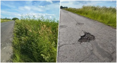 Gorzesław traci cierpliwość i apeluje do drogowców. Latające kamienie, dziury i chaszcze