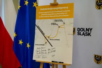 Nowe połączenie A4 z Wschodnią Obwodnicą Wrocławia coraz bliżej