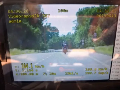 Szaleńczy rajd na Suzuki. Pędził 164 km/h, choć nie miał uprawnień na motocykl