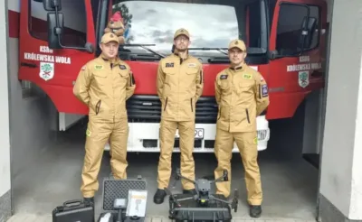 Dron i kamera termowizyjna wesprą akcje ratunkowe strażaków