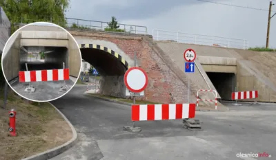 Rowerzyści w nowym tunelu, kierowcy po staremu. Oleśniczanie podzieleni wokół inwestycji za 6 mln zł