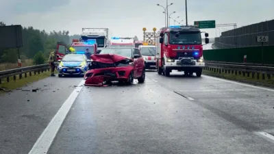 PILNE. Wypadek na S8. Droga w stronę Wrocławia zablokowana