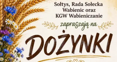 Święto plonów w Wabienicach. Organizatorzy zapraszają na tegoroczne dożynki