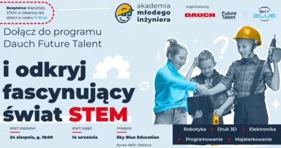 Darmowe warsztaty dla dzieci z Oleśnicy. Ruszają zapisy do „Akademii Młodego Inżyniera”