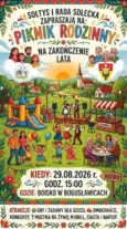 Pożegnanie wakacji w Bogusławicach. Sołtys Tomasz Domal wraz z radą sołecką zapraszają na piknik rodzinny