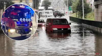 Burze nad powiatem. Strażacy interweniowali 16 razy, najwięcej zgłoszeń w Twardogórze