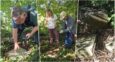 Ratują od zapomnienia starą nekropolię. Akcja sprzątania cmentarza w Dalborowicach