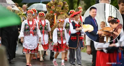 Dożynki gminy Bierutów. W Zbytowej uroczyście podziękowano za tegoroczne plony  [ZDJĘCIA]