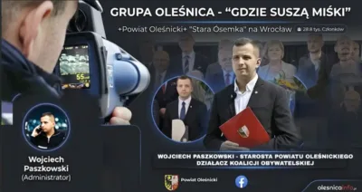 Rano starosta dziękuje policjantom, a po godzinach pracy ostrzega przed nimi w sieci?