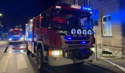 Nocna interwencja służb w Twardogórze. Zadymienie w budynku mieszkalnym
