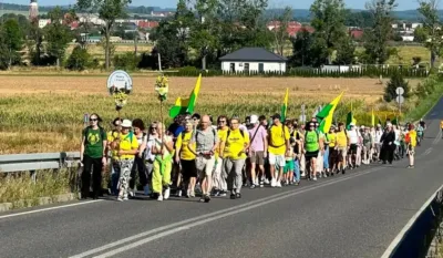 Sycowska piesza pielgrzymka zmierza na Jasną Górę