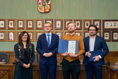 Od Różewicza po Bacha. Muzycy z naszego powiatu nagrodzeni we wrocławskim Ratuszu